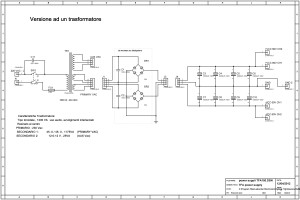 TFA-150 Power Supply - Versione un trasformatore